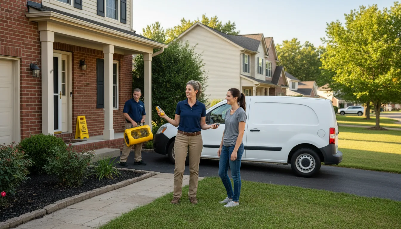 Water restoration image for Emergency Water Removal Services in Lafferty, OH
